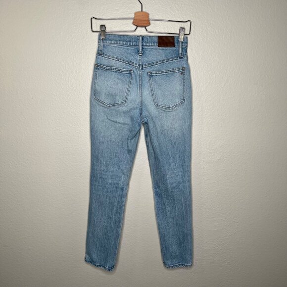 Madewell The Perfect Vintage Full-Length Jeans Light Wash Denim SIze 25P - Picture 2 of 13